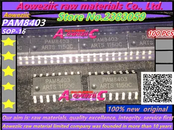 Aoweziic yeni orijinal PAM8403 SOP-16 filtresiz D seviyesi stereo ses amplifikatör