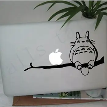 Apple Macbook dalda ücretsiz kargo Totoro 13 İnç Ve 11 İnç Vinil Çıkartma Laptop Sticker , Japon Çizgi film Anime Çıkartmaları