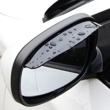 Araba Tasarım,Otomobil Dikiz Aynası Yağmur Peugeot 107 207 307 308 407 607 Citroen C1 C2 C3 C4 C5 C6 C8 YENİLİKÇİ İçin yağmur geçirmez Bıçakları Gölge