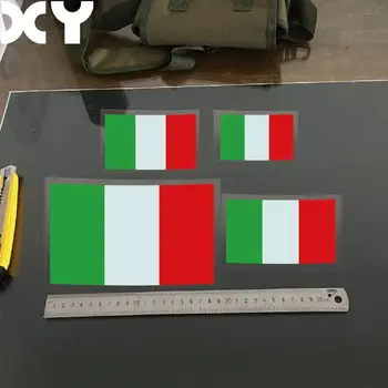 Araba ve Motosiklet Damla Nakliye için Yansıtıcı Bant Sticker Vinil İtalyan Bayrağı Yüksek Kaliteli ve Çıkartmalar