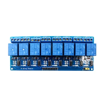Arduino PIC AVR DSP ARM MCU için Opto elektronik kavrama 8 Yönlü Kontrol Paneli PLC Röle 5 V Modülü İle Glyduino 8 Kanal Röle