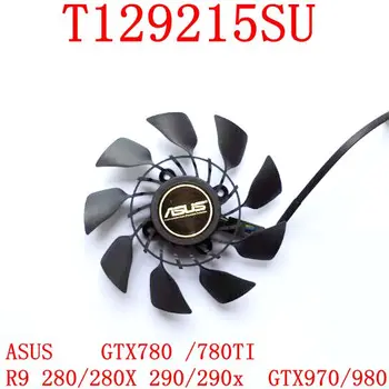 ASUS GTX780/780Tİ için orijinal EVERFLOW T129215SU 12 V 0,5 28X28X28X28mm R9 280/280X 290/290x GTX970/980 Soğutma fanı