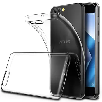 Asus Zenfone 4 ZE554KL Kılıf Ultra ince Kristal Şeffaf Yumuşak Kapak TPU Silikon Kılıf Cep Telefonu Kabuk Çanta için