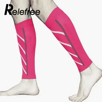 Atletizm Sıkıştırma Bacak Kollu Spor Çorap Shin Splint, Dirsek Dizlik Koruma Çalışan 1Pair Buzağı Desteği Relefree