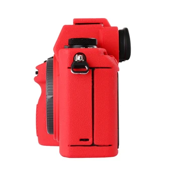 Aynasız Dijital fotoğraf makinesi sony a9 Siyah Kamuflaj Sarı Kırmızı renk için hafif Kamera Çantası Case Koruyucu Kapak