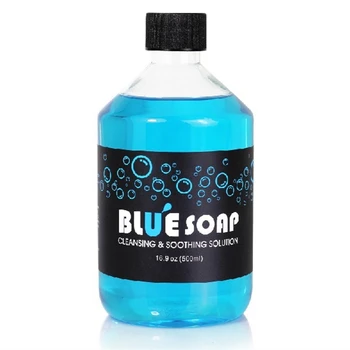 Bakım Malzemeleri Aksesuarları Sonra 4,5 Şişe Temizleme Su Yıkayın Kalıp Mavi Sabun Dövme sterilize makyaj