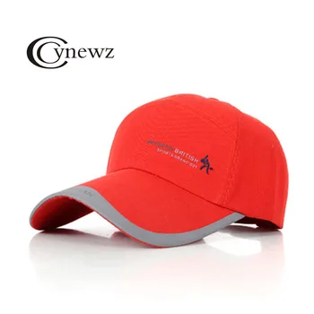 Basit Stil Kadın Erkek Beyzbol Şapkaları Kapaklar Spor Kapaklar Snapback Golf Cap Rahat Şapkalar Uzun Güneş Şapka Beyzbol Şapkası Şapka