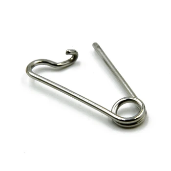 BATAKLIK-Çifti Cerrahi Çelik Gümüş Kulak Askısı Küpe Sevimli Moda Takı 18 g Vücut Takı Piercing Ring Halter