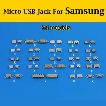 Bağlantı fişi yuvası soket bağlantı noktası şarj I9200 S7562 İ9082 İ8262D İ739 i8260 N7100 micro usb şarj Samsung için 24 modelleri Yeni