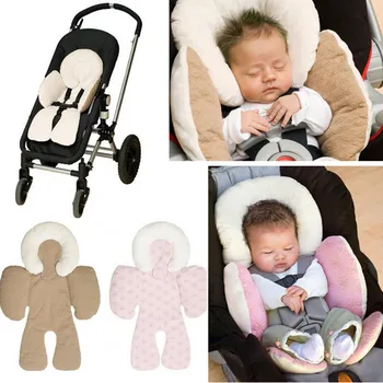 Bebek Arabasından Araba Çocuk Koltuğu Vücut Destek Yastığı 3Colors yeni Doğan Bebekler için Güvenlik Baş Baş Destek Yastığı