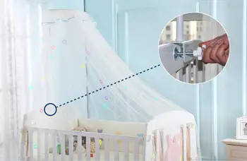Bebek Karyolası İçin Round Top Cibinlik asılı ,Çadır Bebek Yatak ,mosquiteiros infantis,Cibinlikli Bebek Yatağı ,Yaz Koruyucu Örgü