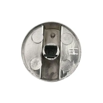 Behokic 4 ADET 8mm Metal Gümüş Gazlı Fırın Kontrol Adaptörleri Fırın Yüzey Kontrol Pişirme Anahtarı Topuzlar Tencere Parçaları Kilitler Ocağı