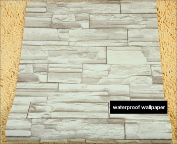 Beibehang Modern tarzı 3D duvar kağıdı taş tuğla tasarım arka plan duvar PVC duvar kağıdı pasoyu de parede tapete rulo kartonpiyer peint