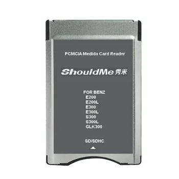 Benz için SD kart okuyucu PCMCIA adaptörü MP3 bellek desteği, 32 GB
