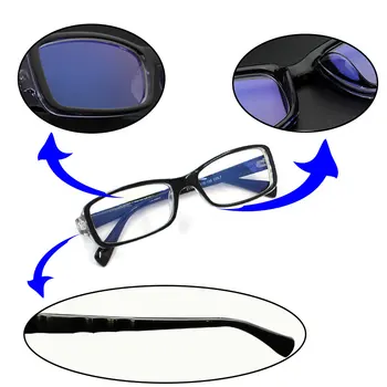 Bilgisayar için Anti Blue Ray Gözlük Oculos de Grau Erkekler Kadınlar Gözlük Şeffaf Çerçeve Mavi Kaplama şeffaf Lens Gözlük
