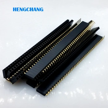 Bir 40pin Dişi Tek Satır Sağ Açılı Viraj Kafa Pin Konnektör 10 adet/lot ücretsiz kargo 2.54 mm arasındaki mesafe