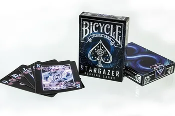 Bisiklet Stargazer Güverte Poker Boyutu Standart Kartları Sihirli Oyun Kartları Sihirli Sahne Profesyonel Sihirbaz için Sihirli Hileler, Yakın Çekim