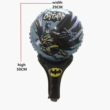 BİNGTİNA Batman balon elinde sopa alüminyum balon doğum günü parti süslemeleri klasik oyuncak tut