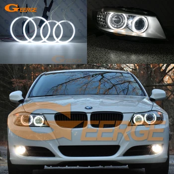 BMW 3 Serisi E91 E90 2009-2012 Xenon Mükemmel Angel Eyes far Ultra Parlak Aydınlatma CCFL angel eyes seti