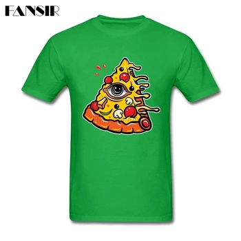 Boyutu üzerinde Her şeyi gören Pizza Harika T Shirt Erkek Özel Pamuk Kısa Kollu Erkek Tişörtleri Çocuklar Marka Giyim