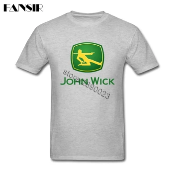 Boş John Wick TV Show Tshirt Erkek Özel Pamuk Kısa Kollu Erkek T-shirt Sokak Artı Boyutu