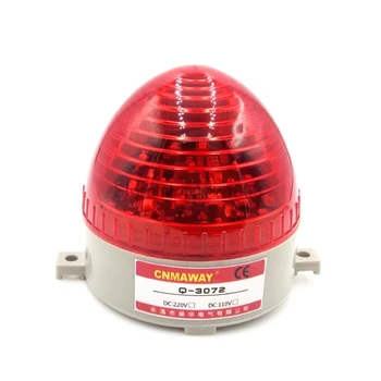 Buzzer Flaş Sinyal Uyarı ışığı N-3072J 12 V 24 V 220V Gösterge ışığı IP44 küçük Yanıp sönen Işık Alarm LED Lamba