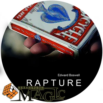 Büyücüler için-card magic trick yakın mavi kart case hile /2012 YENİ RAPTURE toptan