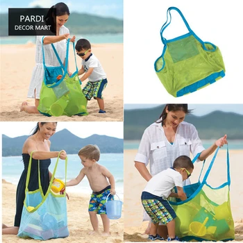 Büyük boyutu bu sandbeach oyuncak depolama 1 adet/lot dışında saklama çantası plaj araçları depolama çocuk Oyuncakları