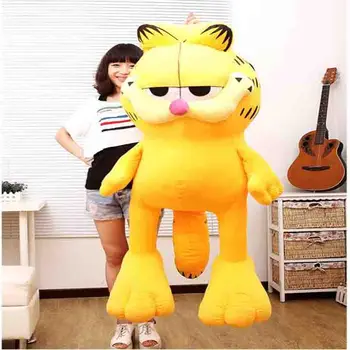 Büyük yumuşak Garfield Yaratıcı Yastık Oyuncak Peluş oyuncaklar Sevgililer Günü Hediyesi