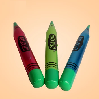 Büyük Şişme Boya Kalemleri Renkli Kalem Çocuk Oyuncak Doğum Günü/Düğün Balon Dekorasyon Parti Malzemeleri Oyuncak Şişme Oyuncak Darbe İyilik