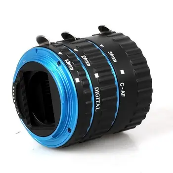 Canon EOS EF EF için Stok Metal TTL Otomatik Odaklama AF Makro Uzatma Tüpü Yüzük Lens Adaptör Halkası Tüm Lensler S