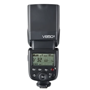 Canon Nikon Pentax Olympus DSLR Kameralar için Godox V850İİ GN60 2.4 G Kablosuz Flaş Sistemi X w/ Li-ion Pil Flaş Işığı