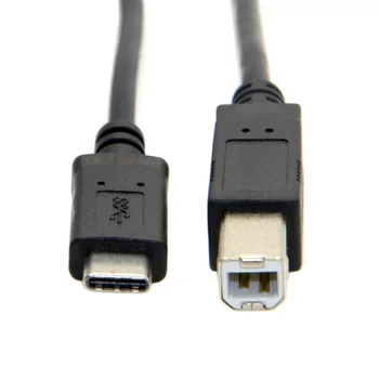 Cep Telefonu için 2.0 B Tipi Erkek Data Kablosu USB 1 adet USB-C USB 3.1 C Tipi Erkek Konnektör & Macbook ve Dizüstü
