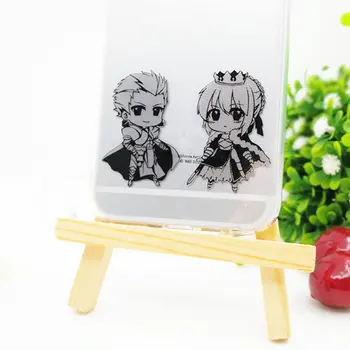 Cep Telefonu Laptop Sticker DİY Albüm Çıkartma Oyuncak Hediye için 5 adet Anime FGO Kader Grand Sipariş Metal Çıkartma Çıkartmalar