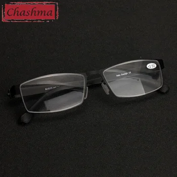 Chashma Marka Erkek Optik Okuma için Baylar Moda Büyük Çerçeve Gözlük Gözlük Alaşım