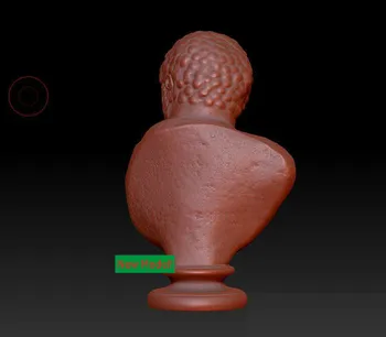 Cnc makine Kara için 3D modeli stl formatı 3D katı model dönme heykel