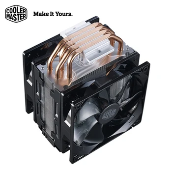 Cooler Master T400 Pro Bilgisayar CPU Çift 120mm fan 2011 1150 1151 AM4 Sessiz Masaüstü BİLGİSAYAR CPU soğutma radyatör fanı AMD LGA Soğutucu