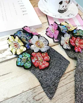 [COSPLACOOL]2017 Yeni Gelgit Çiçek Payetler Parlak İpek Çorap Renkli Glitter Çorap Kadın Şeker Renkli El-Çorap Meias yaptı