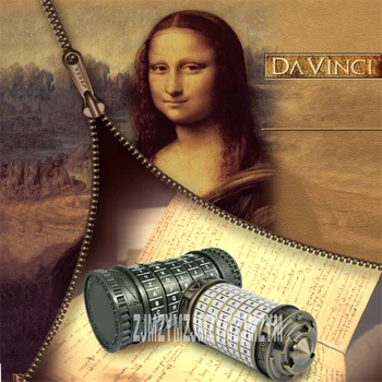 Da Vinci Şifresi kilit kilit kodu 4/5 alfabetik Oda tank top kutusu doğru depolama aksesuarlar ve kendi oyun Oda Kaçış mm sahne