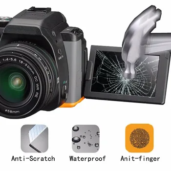Debous 9 H Sertleştirilmiş Cam için Nikon D3100 D3200 D3300 D3400 D500 D750 D5500 F300 D5600 Dijital fotoğraf Makinesi LCD Ekran Koruyucu 2 ADET