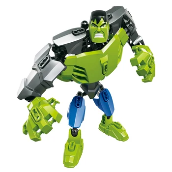 /Demir Adam Smartable Avengers 4 adet Amerika Hulk Batman 505 Yapı taşı oyuncaklar Uyumlu Legoing Batman rakamları Kaptan