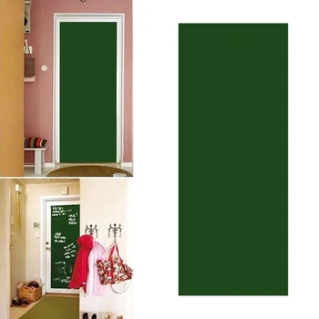 DHDL!Hediye İle vinil kara Tahta Duvar Çıkartmaları Çıkarılabilir Karatahta/Greenboard/beyaz Tahta beyaz tahta etiket kağıt Yeşil