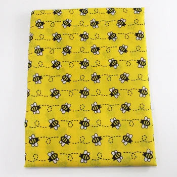 Dikiş Tilda Bebek için Ev Tekstil, Yatak Dokusu Çocuklar için 50*145cm Arı Polyester pamuk kumaş,50424