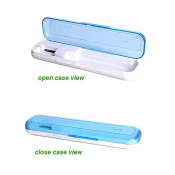 Diş fırçası ile UV diş Fırçası Sterilizatör 2 adet ağız hijyeni TS-103AV ev Seyahat diş Fırçası Tutucu Ultraviyole UV Sterilize