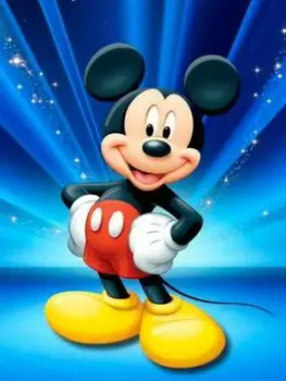 DİY Elmas Nakış karikatür Mickey mouse Elmas Resim Çapraz Dikiş Kitleri Ev Dekor Rhinestone Tam Elmas mozaik resim