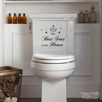 DİY Tuvalet Duvar Çıkartmaları Dekorasyon en iyi Koltuk Alıntı Duvar Sticker Banyo Alıntı Duvar Çıkartması Kolay Çıkarılabilir Duvar Çıkartmaları 508Q