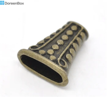 Doreen Kutusu sıcak - Antik Bronz Trompet Spacer Boncuk 19x17mm, satılan 10 (B14480)sürü başına