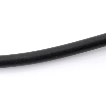 DoreenBeads Yuvarlak Kauçuk Takı Kordon 4 mm Çapında Siyah. (B21611) 10M uzunluk, Shanghai