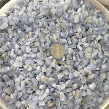 Doğal Mavi Akik çakıl Şerit Shangri-La Kristal mineral öğretim degaussing akvaryum Süs Örnek toplama arındırmak