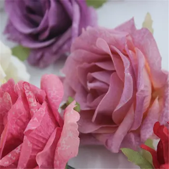 Düğün Araba Süsleme düğün İçin yapay Gül Çiçek 1 adet/çok Ucuz 6 cm Defteri, Zanaat Flores simülasyon çiçek Gül